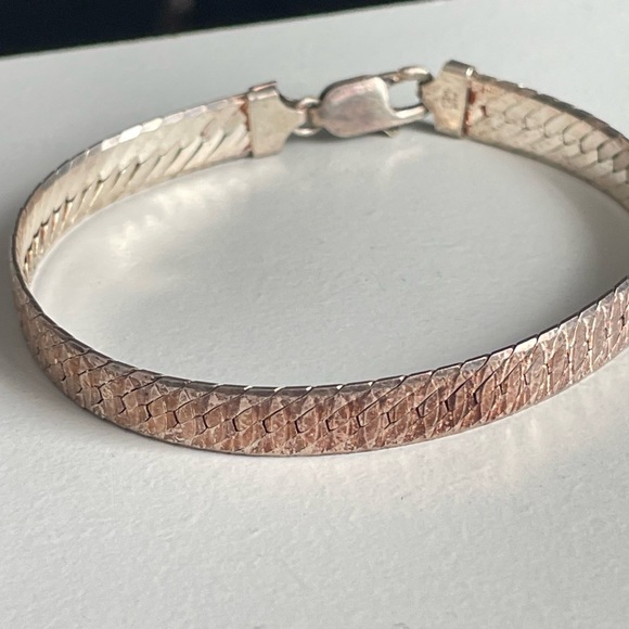 Vintage Milor Sterling Silver 925 bracelet bangle - Picture 2 of 12